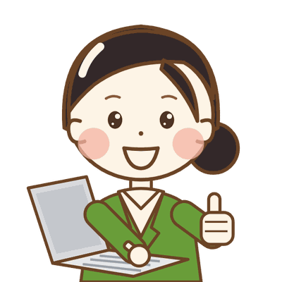 WEBアプリの完成を喜ぶイラスト